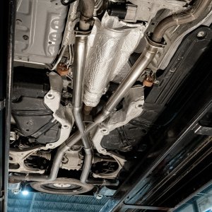 Dodge Durango Performance Exhaust - Stainless Works - Redline Catback w/ 4in Tips - Polished - `11-`20 Dodge Durango Performance Exhaust - Stainless Works - Redline Catback w/ 4in Tips - Polished - `11-`20